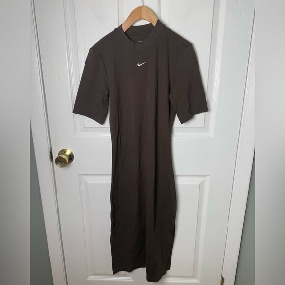 Nike Essential Midi Dress in Brown S - Picture 2 of 7